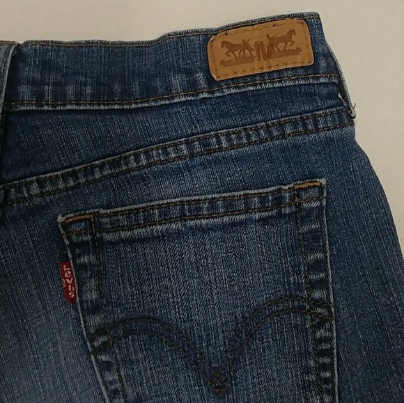 Vintage Levis 505 High Rise Cutoffs Y2k 90s 6 - Picture 5 of 7